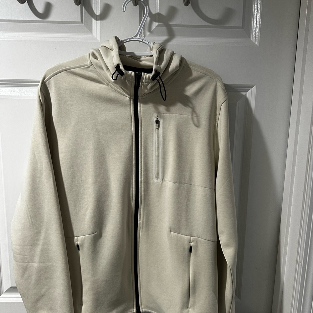 Men's Cream Hoodie Sweater